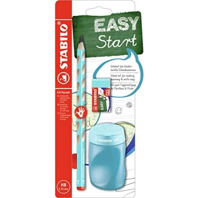 Immagine di School Set STABILO EASYgraph in Blu per Destrimani con Gomma ...