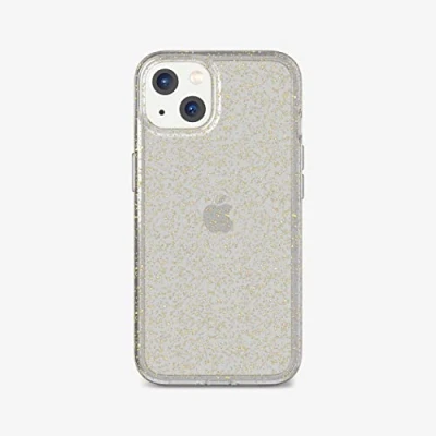 Immagine di tech21 Evo Sparkle per iPhone 13 Custodia telefono scintillante con protezione multi goccia da 3,7 m, glitter dorati