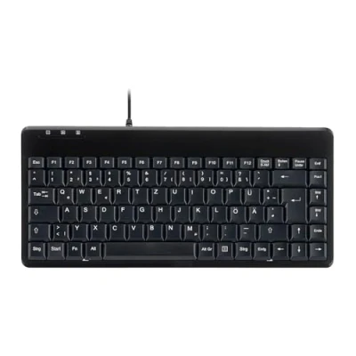 Immagine di Perixx PERIBOARD 409U USB Nero, Layout Tedesco QWERTZ