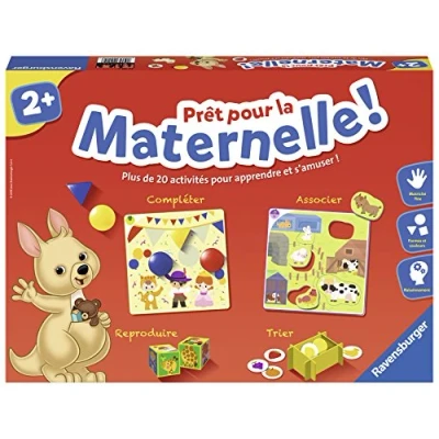 Immagine di Ravensburger Gioco educativo Pronto per l&#039;asilo! Cofanetto Completo 20 attività Preparazione Programma materno 2 Anni 24115