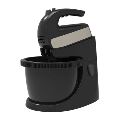 Immagine di BLACK+DECKER BXMXA500E Sbattitore con Ciotola Rotante, 500W, da 2.5L Estraibile, 5 Velocità, Turbo, 2 Set di Ganci Intercambiabili, per Impastare e Fruste