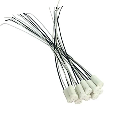 Immagine di ODETOJOY G4 lampada titolari Portalampada per Alogena a LED Lampadina, 12 V 24V lampade alogene bassa tensione LED/CFL/ceramica MR11 connettore presa (5)