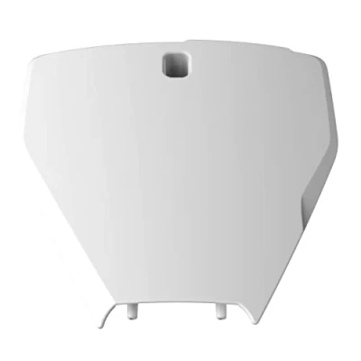 Immagine di POLISPORT 8666500006 Tabella portanumero replica OEM realizzata in plastica lucida resistente e durevole compatibile con le moto KTM colore bianco