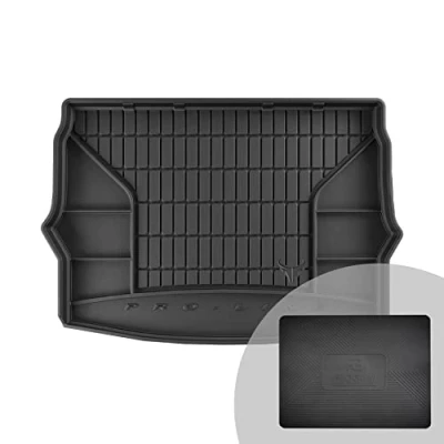 Immagine di FROGUM ProLine 3D Esclusivo Tappetino Vasca Baule Bagagliaio in gomma perfetto per Nissan Qashqai II 2013 2021 Comodo organizzatore Bordi più alti