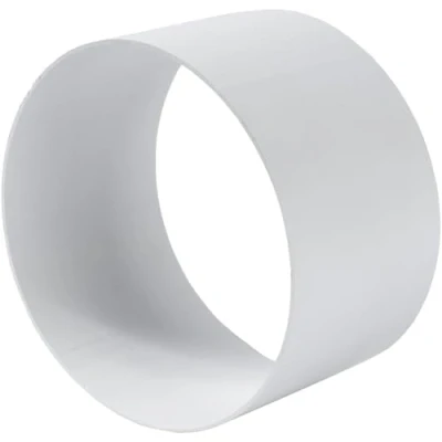 Immagine di Vent Systems Accoppiatore femmina per condotto dell&#039;aria in linea da 10,2 cm, tubo di ventilazione dritto linea, connettore plastica raffreddamento, riscaldamento, sistemi