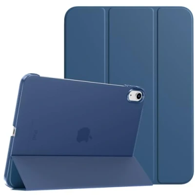 Immagine di TiMOVO Cover Custodia Compatibile con iPad 10 Generazione 10,9&quot; 2022, Retro in PC Rigido Semi Trasparente, Funzione di Auto Sveglia/Sonno, Rosa Fondente