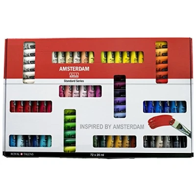 Immagine di Amsterdam Colori acrilici Set 72 x 20 ml acrilico