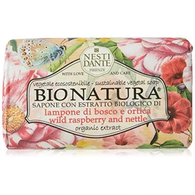 Immagine di Nesti Dante bio natura, Bush Raspberry &amp; Nettle Soap 250 g