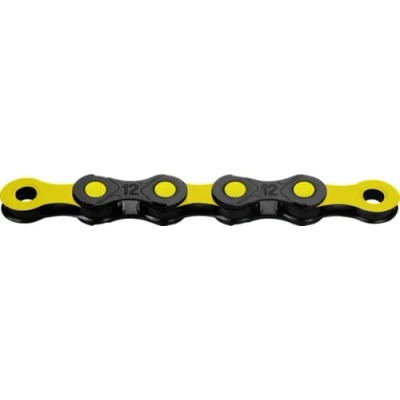 Immagine di KMC DLC Catena a 12 velocità, Nero/Giallo, 126 Link
