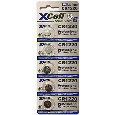 Immagine di XCell Batteria a bottone CR 1220 3 V 5 pz. 40 mAh Litio CR1220 B5