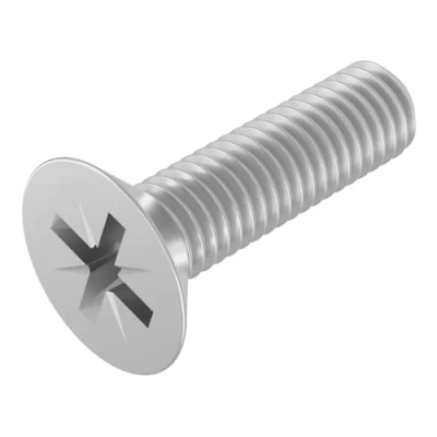Immagine di SECCARO Viti a testa svasata M4 x 16 mm, in acciaio inox V2A VA A2, DIN 965, Phillips PZ, filettatura completa, 20 pezzi