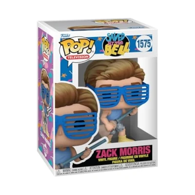 Immagine di Funko Pop! TV: SBTB 30th Zack Morris Saved By The Bell Figura in Vinile da Collezione Idea Regalo Merchandising Ufficiale Giocattoli per Bambini e Adulti TV Fans