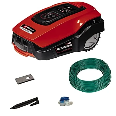 Immagine di Einhell Robot tosaerba FREELEXO 450 BT SOLO Power X Change (Li Ion, 18 V, m², multizona, Bluetooth App, con accessori di installazione, senza batteria)