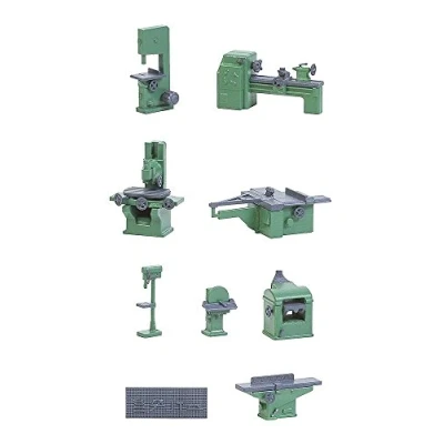 Immagine di FALLER 180455 Workshop Furnishings Scenery And Accessories Set di Costruzione, Colore Verde, Small