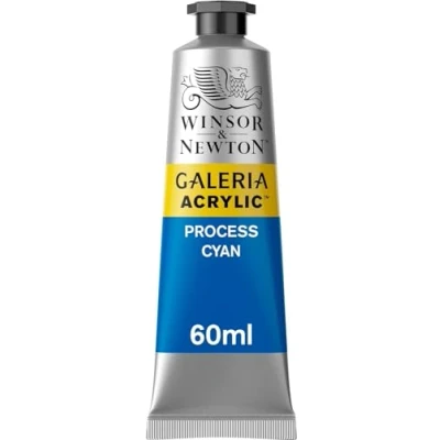 Immagine di Winsor &amp; Newton Galeria Colore Acrilico 60 ml Pigmento Ciano