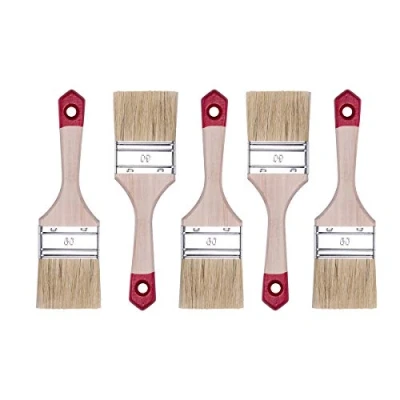 Immagine di HARDY WORKING TOOLS Pennellesse Set 5 sezioni, pezzi 60 mm Larghezza, Pennello con manico in legno, di verniciatura Serie *40*, 5PCS, Pennellessa kit A0202 400525