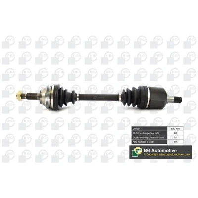 Immagine di BGA DS7513L Albero motore / Semiasse Assale anteriore Sx 630, 630 LAND ROVER: Freelander I SUV, SUV Cabrio