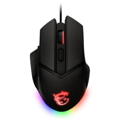 Immagine di MSI CLUTCHGM20 Elite Gaming USB RGB regolabile fino a 6400 DPI Desktop Laptop Grade Mouse ottico (frizione GM20 Elite)