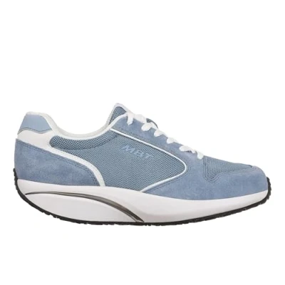 Immagine di MBT 1997 Classic II Scarpe Casual da Donna in Stile Moderno. Sportive Anatomiche e comode. Calzature fisiologiche Confortevoli stabili con Suola Curva. Sneakers Lacci. Colore Blu