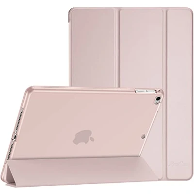 Immagine di ProCase Cover iPad 6/5 Generazione/iPad Air 2/ 1, Custodia 9,7 Pollici (A1893 A1954 A1822 A1823 A1566 A1567 A1474 A1475 A1476), Ultral Leggero Slim Auto Svegliati/Sonno Rosa