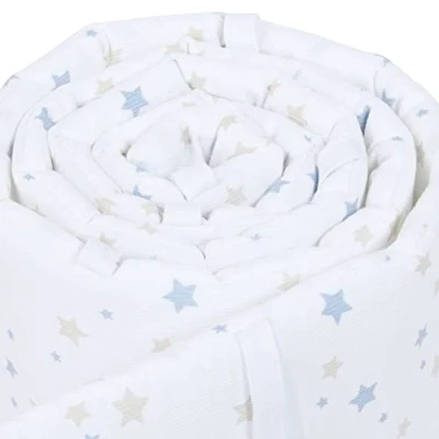 Immagine di babybay Paracolpi in rete a nido d&#039;ape, adatto per modello Maxi, Molle, Comfort e Plus, bianco