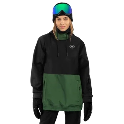 Immagine di SIROKO Giacca da Snowboard Donna W1 W Evergreen M Nero/Verde