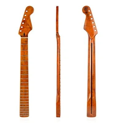 Immagine di Manico della Chitarra elettrica 22 Tasti per in Acero Tastiera Compatibile ST