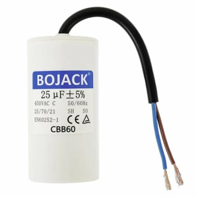 Immagine di BOJACK CBB60 25uf 450V 50/60Hz condensatore di Avviamento, SH Condensatori, Capacitor, soppressione con filo