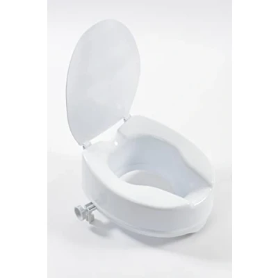 Immagine di NRS Healthcare Linton Rialzo per WC con coperchio, 150 mm, colore: Bianco