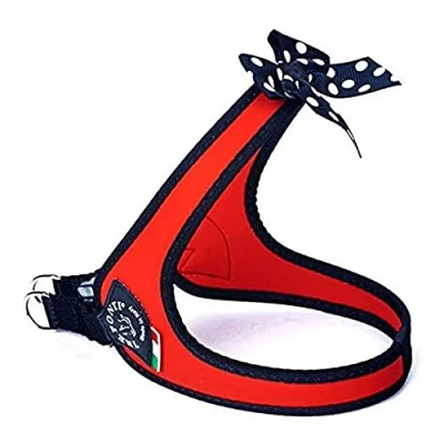 Immagine di Tre Ponti Easy Fit Fashion Polka Dot Bow Click Verschluss Rot Schwarzer Rand GR. 2 EU