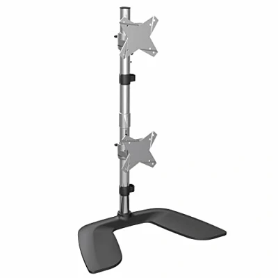 Immagine di StarTech.com Stand Verticale per doppio Monitor fino a 27&quot; VESA, Altezza regolabile, Supporto 2 schermi da Scrivania