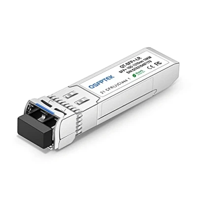 Immagine di QSFPTEK 10GBASE LR SFP+ LC Modulo 1310nm 10km DDM Monomodale 10G Transceiver per Arista SFP
