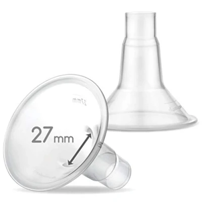 Immagine di Maymom MyFit 27mm Shield (2pz) compatibile w Widemouth Connettore Non Originale Spectra S2 Accessori S1 Pompe Flangia