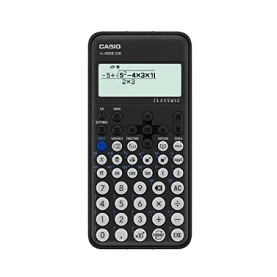 Immagine di Casio FX 82DE CW Calcolatrice tecnica scientifica Nero Display (cifre): 10 A batteria (L x P) 77 13.8 162 mm