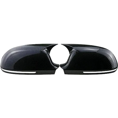 Immagine di XENITE Tappi specchietto retrovisore Auto per Audi A3 8P A4 A5 B8 B8.5 Q3 A6 C6 4F S6 Side Mirror Cover Trim Calotte Ricambio Protezione Car Styling Accessori.,A Carbon Look