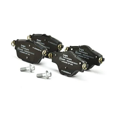 Immagine di DELPHI LP2509 Kit pastiglie freno Non predisposto per contatto segnalazione usura con lamierino anticigolío accessori PEUGEOT: 308 II Hatchback