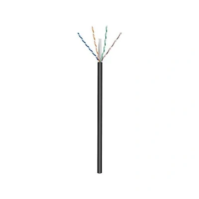 Immagine di Goobay 57293 CAT 6 Cavo di Rete per Esterni, U/UTP, Nero, 100m Length