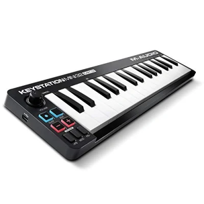 Immagine di M Audio Keystation Mini 32 MK3 Tastiera MIDI Controller USB Portatile, tasti, e Software