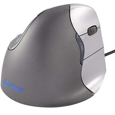 Immagine di Evoluent Vm4R Mouse Verticale Destro Evoluent4 6 Brancolare/Rotella Di Scorrimento/Cavo, Nero
