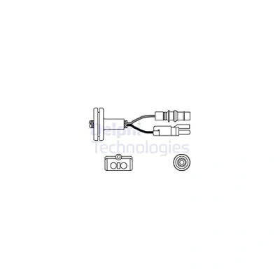 Immagine di DELPHI ES10258 12B1 Sonda lambda a dito, riscaldato