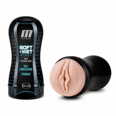 Immagine di M For Men Soft And Wet Vagina Con Sfere Del Piacere Stroker Autolubrificante