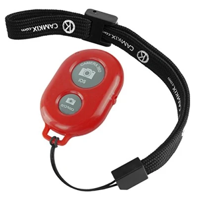 Immagine di CamKix Telecomando Bluetooth Wireless per Smartphone Scattare Foto e Selfie Compatibile con Apple IOS Android/iPhone/iPad/Samsung/e Altri Cellulari Tablet/Cordino Regolabile da Polso