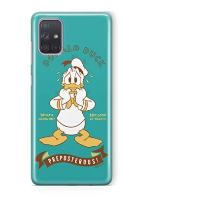 Immagine di ERT GROUP custodia per Samsung A71, con licenza ufficiale Disney Daisy, Donald e amici, in plastica TPU, protegge da urti graffi