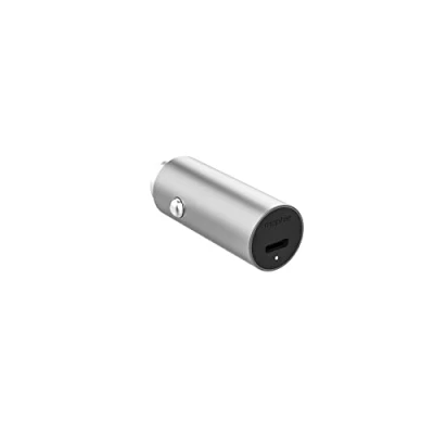 Immagine di ZAGG Mophie, caricabatteria da auto, porta USB C, ricarica rapida, 18 W, argento