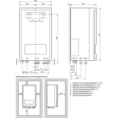 Immagine di Vaillant 10023609 Unità interna della pompa di calore