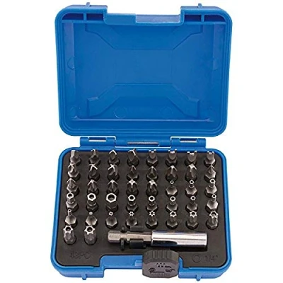 Immagine di Draper 82397 Set di punte per cacciavite sicurezza, 43 pezzi, colore: Argento