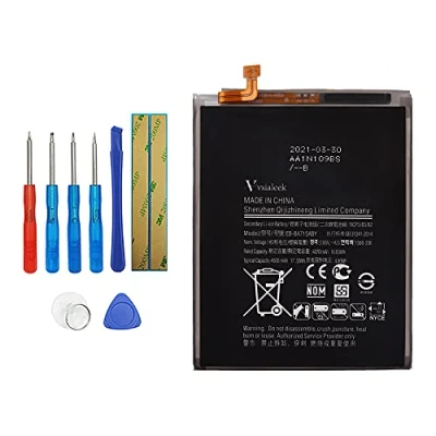 Immagine di Vvsialeek EB BA715ABY Batteria di ricambio compatibile con Samsung Galaxy A71 SM A715F A7160 kit attrezzi gratuito