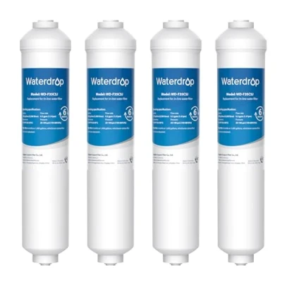 Immagine di Waterdrop DA29 10105J Sostituzione per il Filtro dell&#039;Acqua Samsung® HAFEX/EXP, DA2010CB, DA99 02131B, LG® in Linea (4 Pack)