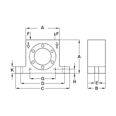 Immagine di Netter Vibration Vibratore a turbina 02705000 NCT 5 Frequenza nominale (a 6 bar): 30940 giri/min 1/4 1 pz.