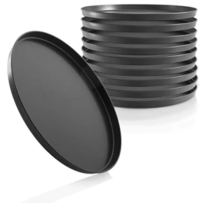 Immagine di Grizzly teglia per pizza rotonda 28 cm, set di 10, rivestimento antiaderente, rotonda, versatile, Made in Germany